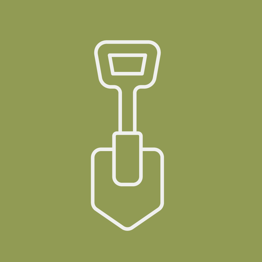 Kundenstimmen-Icon Spaten